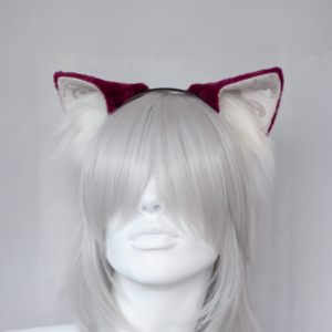 Cherry Milk Cat Ears by SIN BIN