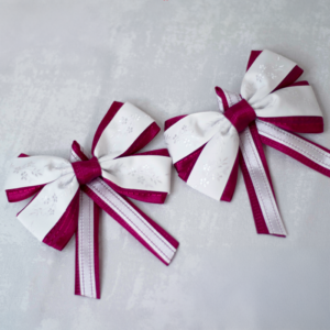 Scarlet Sweetheart Bows by SIN BIN