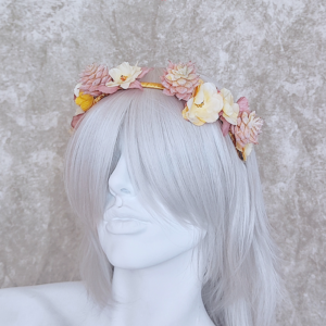 Golden Bloom Flower Crown by SIN BIN